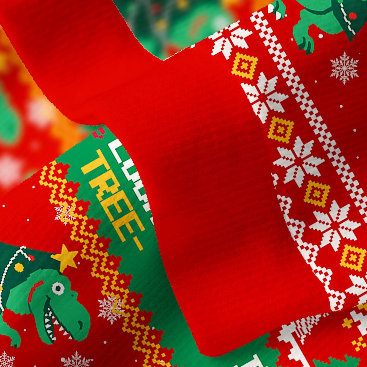 Purplehecate Look Tree I'm A T-Rex Ugly Sweater Vest