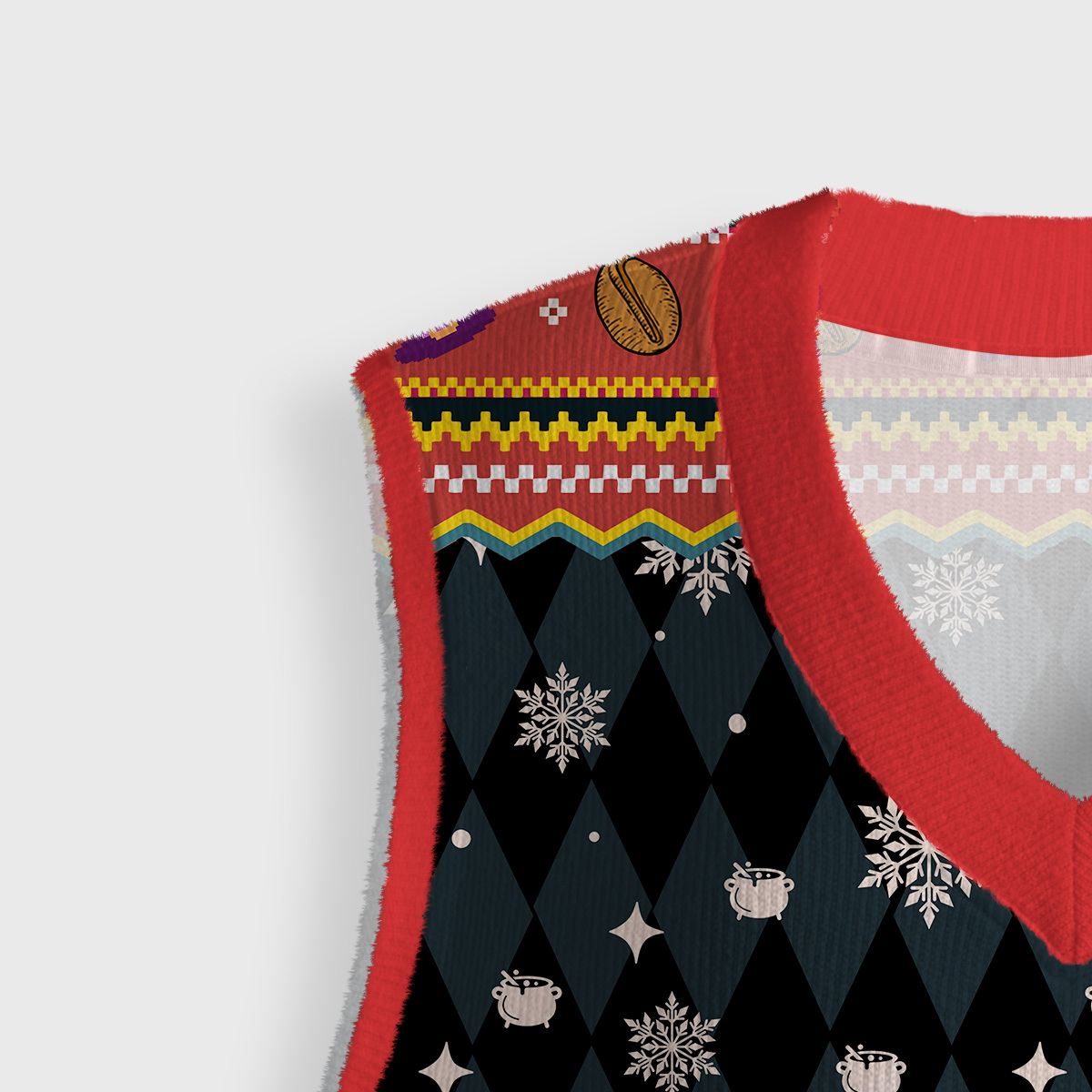 Purplehecate The Staying Alive Tarot Card Ugly Sweater Vest