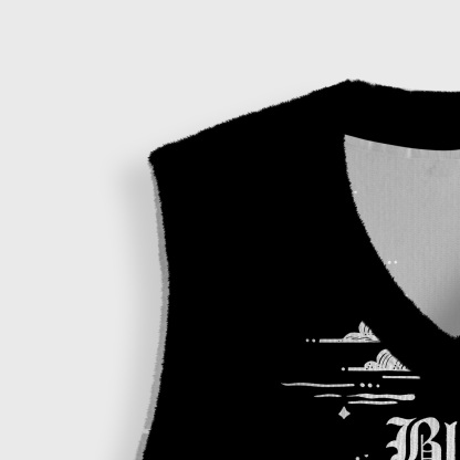 Purplehecate Black Death European Tour Ugly Sweater Vest