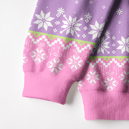 Purplehecate Funny Black Cat in Tree Fuzzy Ugly Christmas Sweatshirt