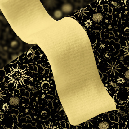 Purplehecate Mysterious Star & Moon Fuzzy Ugly Christmas Sweatshirt