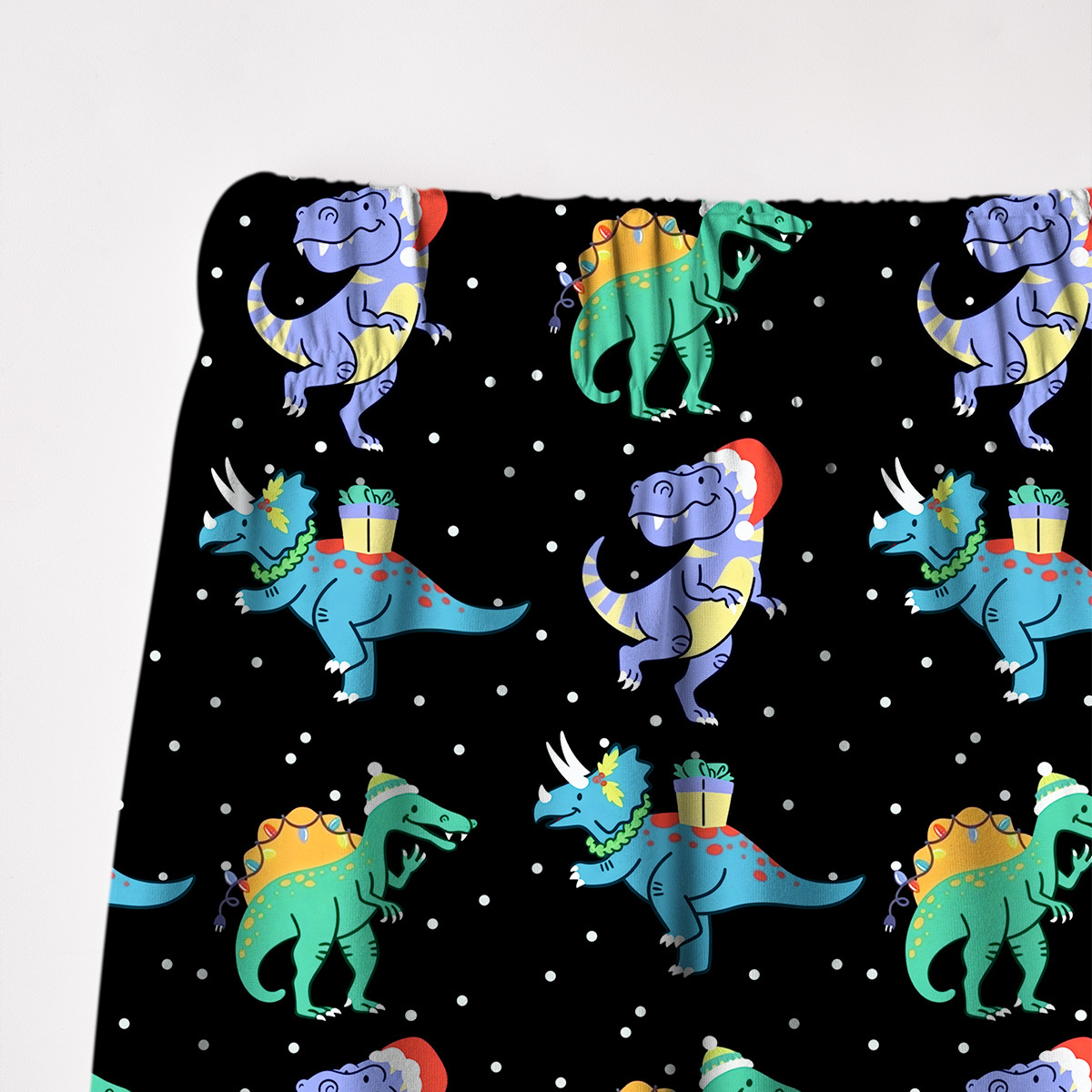 Purplehecate Funny Christmas Dinosaurs Christmas Pajamas