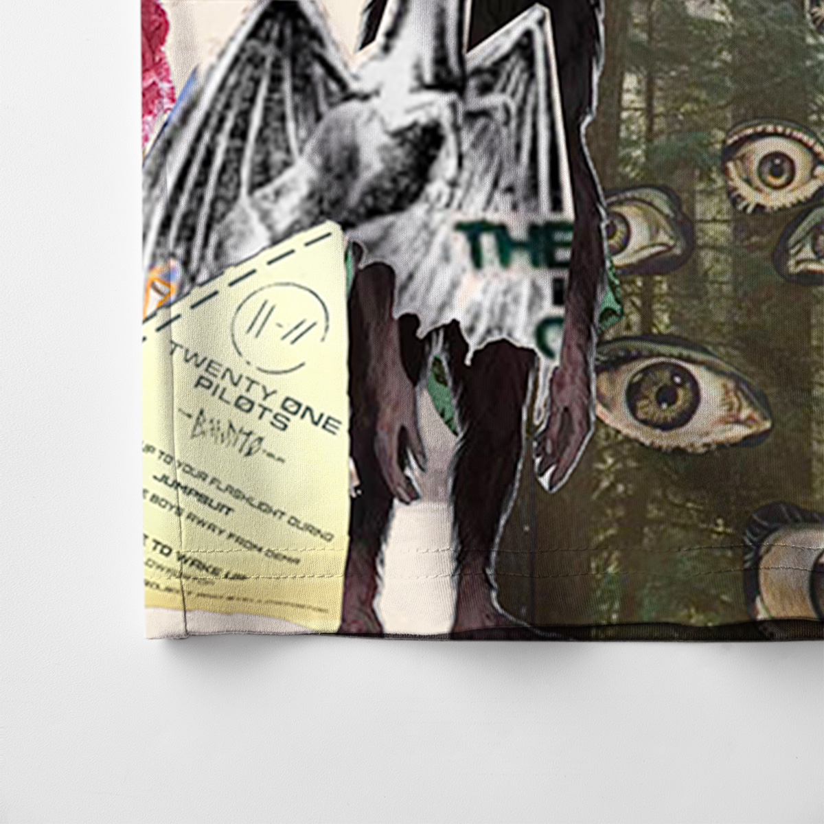 Purplehecate Cryptid Warning Collage Pajamas