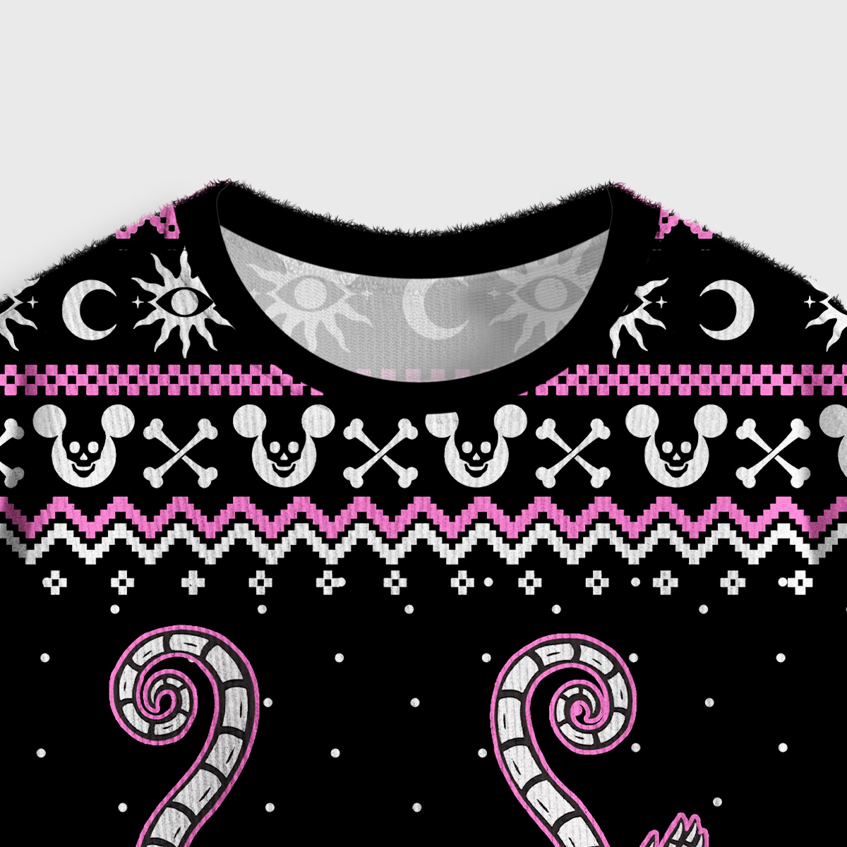 [Copy]Purplehecate You're Gross Crop Fuzzy Ugly Sweatshirt