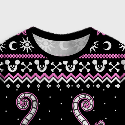 [Copy]Purplehecate You're Gross Crop Fuzzy Ugly Sweatshirt