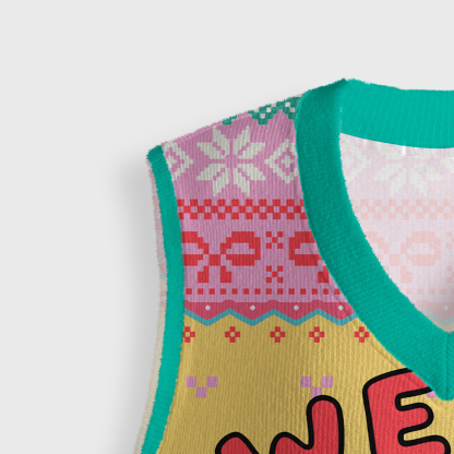 Purplehecate Weird Frog Vibes Ugly Sweater Vest