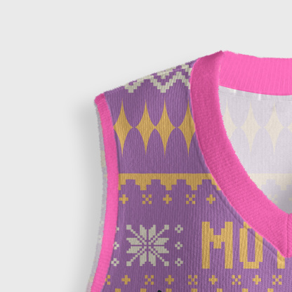 Purplehecate Mothman Eating Soup Ugly Sweater Vest