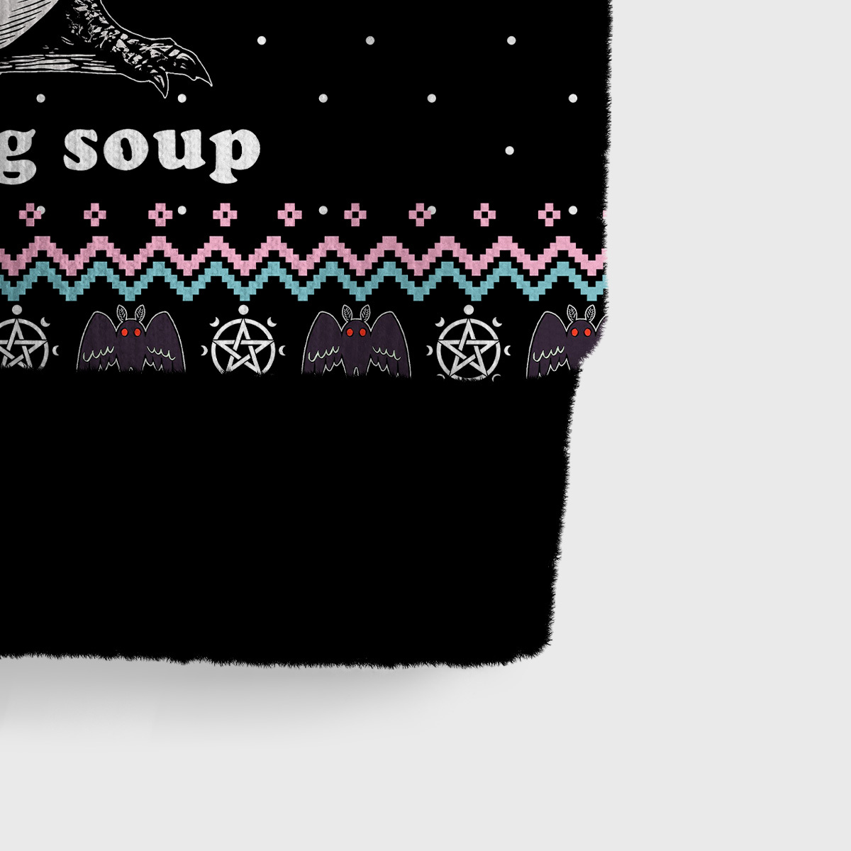 Purplehecate Mothman Eating Soup Ugly Sweater Vest