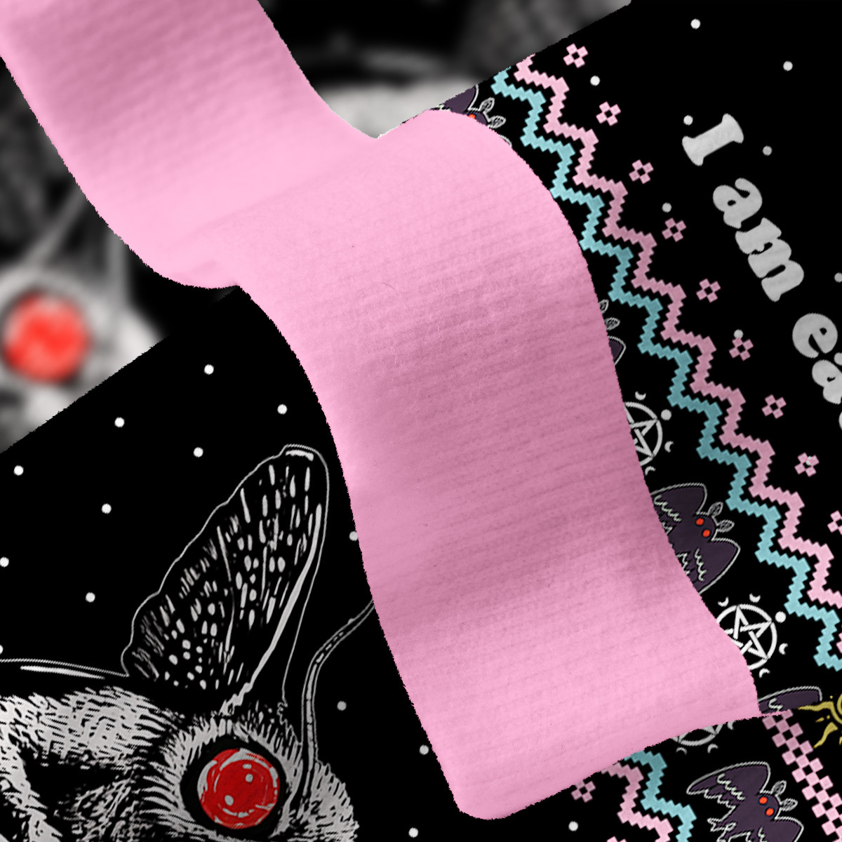 Purplehecate Mothman Eating Soup Fuzzy Ugly Sweatshirt