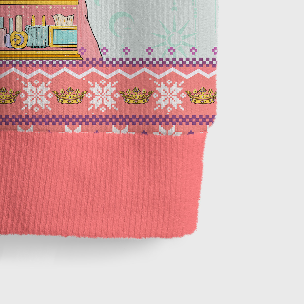 Purplehecate The Nail Tech Life Tarot Ugly Sweater Vest