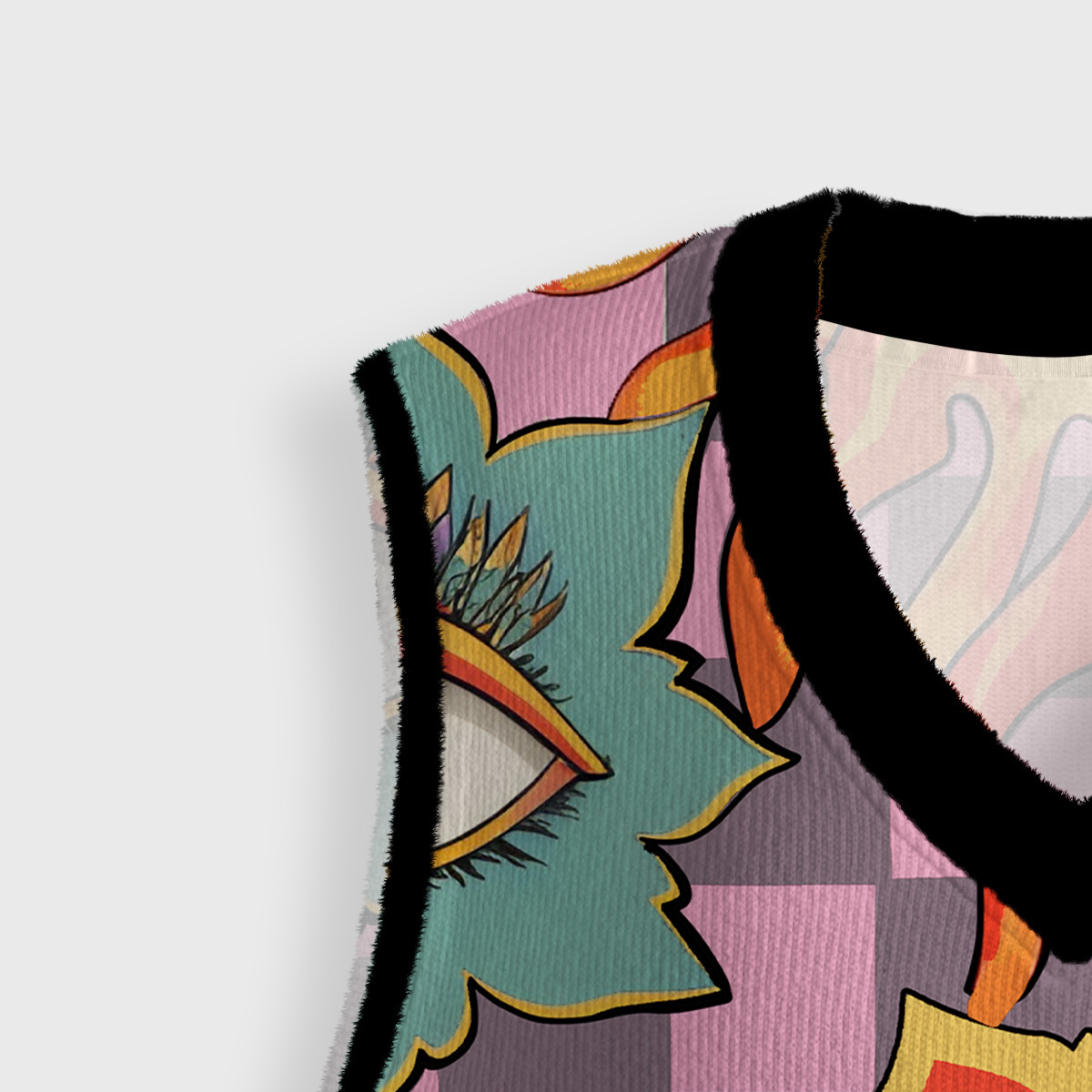 Purplehecate Awakening Flame Ugly Sweater Vest