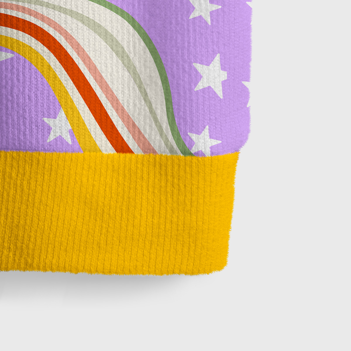 Purplehecate Rainbow Raccoon Star Ugly Sweater Vest