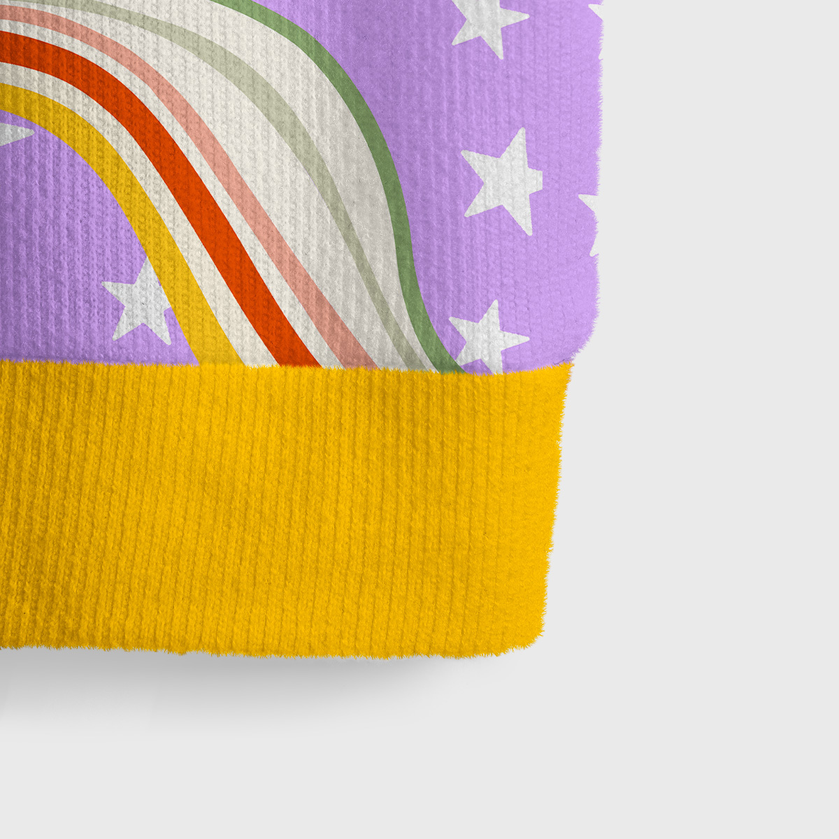 Purplehecate Rainbow Raccoon Star Ugly Sweater Vest