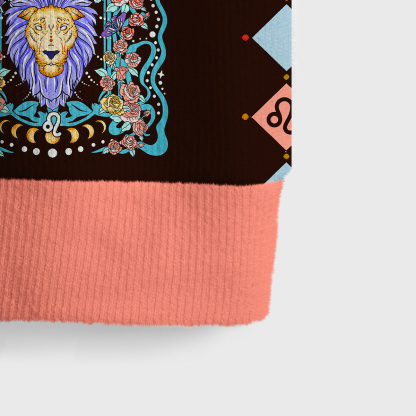 Purplehecate Leo Spirit Zodiac Ugly Sweater Vest