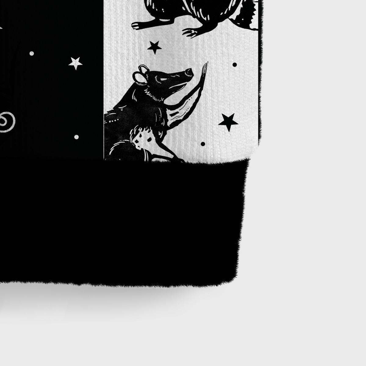 Purplehecate Galactic Raccoon Club Ugly Sweater Vest