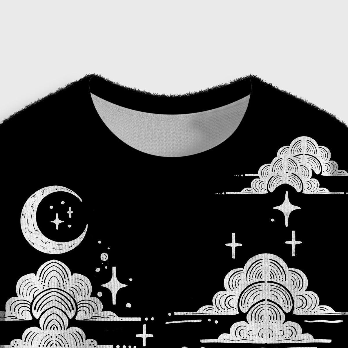 Purplehecate The Team Trash Raccoon & Possum Crop Fuzzy Ugly Sweatshirt