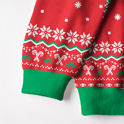 Purplehecate The High Priestess Tarot Card Fuzzy Ugly Christmas Sweatshirt