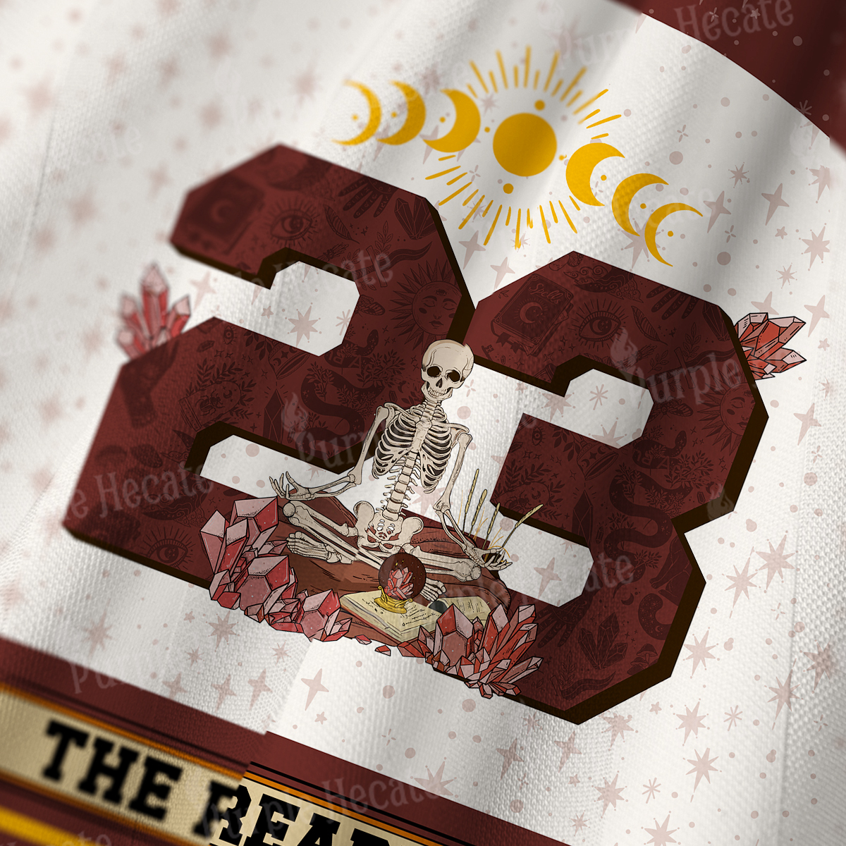 Purplehecate The Reader Guided by the Moon Long Sleeve Jersey Shirt