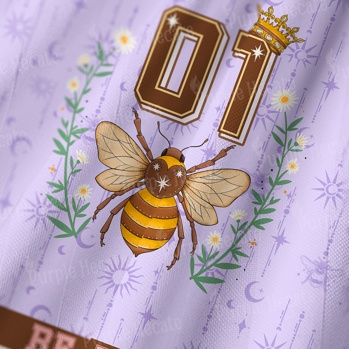 Purplehecate Bee Kingdom Be Kind Long Sleeve Jersey Shirt