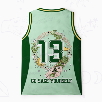 Purplehecate Go Sage Yourself Mesh Jersey Tank Top