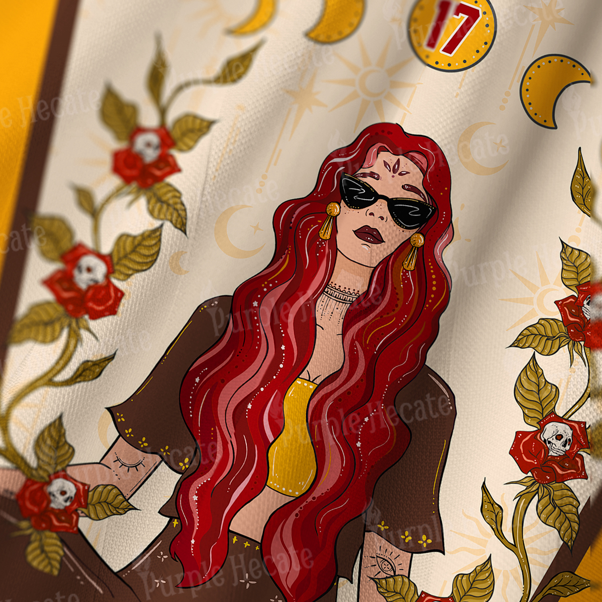 Purplehecate Stay Wild Moon Child Long Sleeve Jersey Shirt