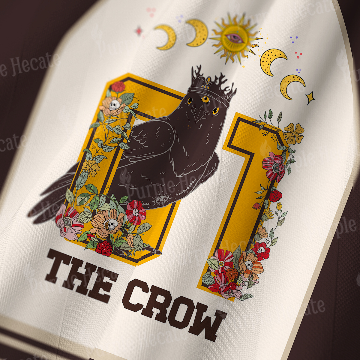 Purplehecate The Crow Long Sleeve Jersey Shirt