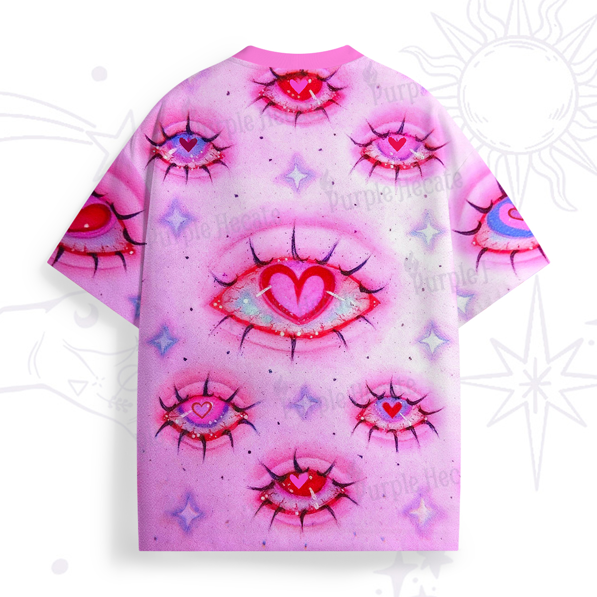 Purplehecate Mystic Love-Eye All Over Print T-Shirt
