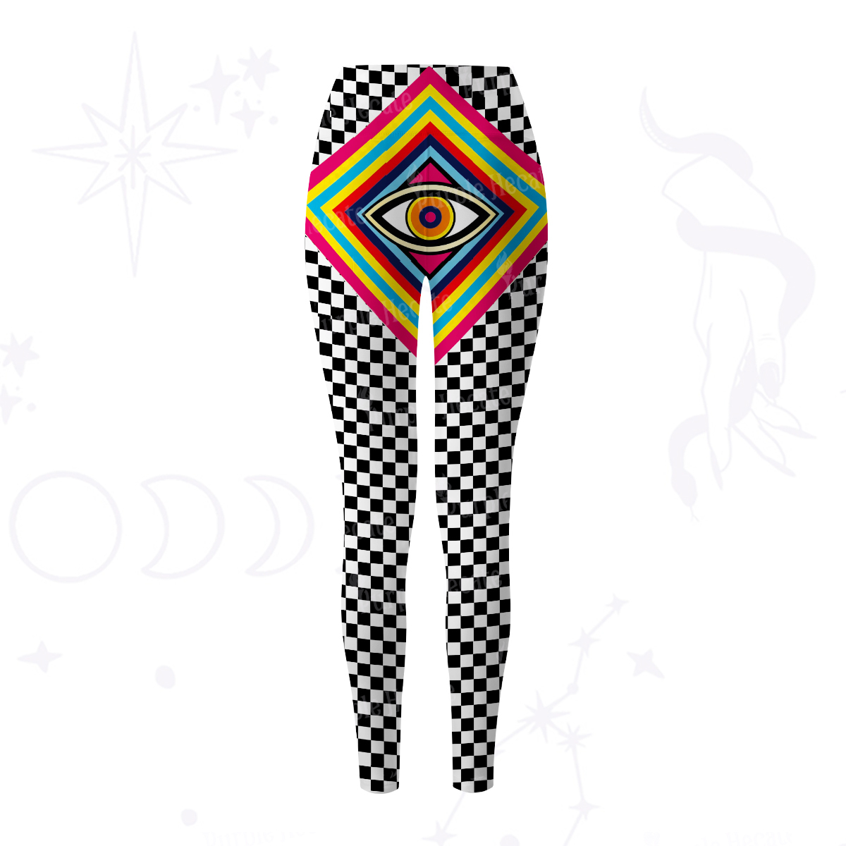 Purplehecate Eye of Illusion Yoga Pants