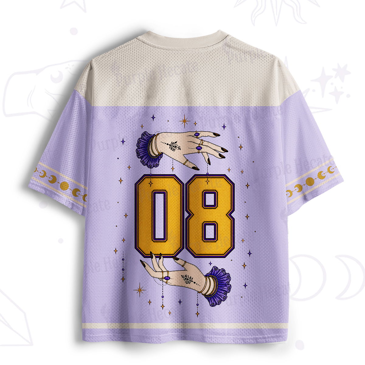 Purplehecate Lunar Witch Hand Mesh Jersey