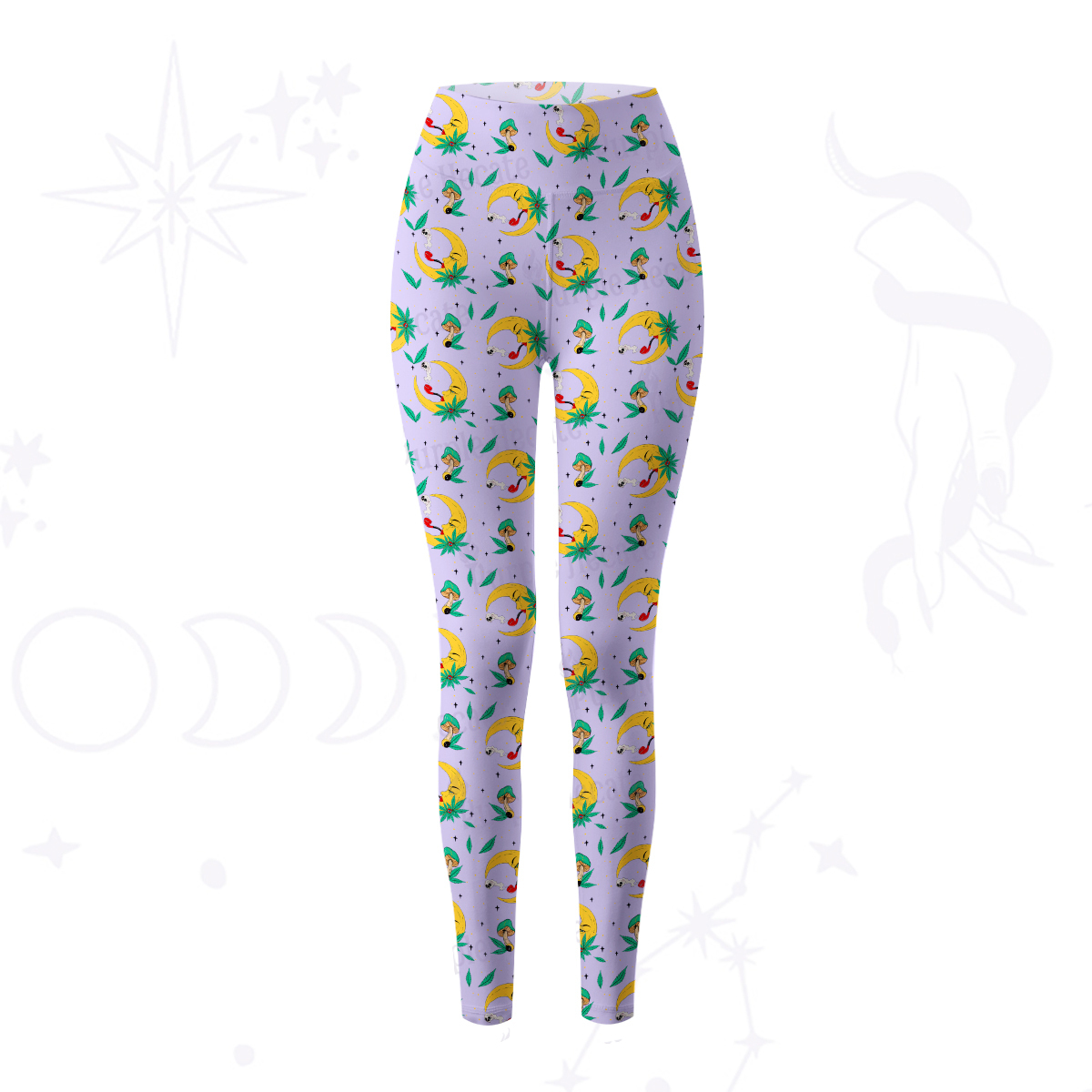 Purplehecate The Midnight Smoker Yoga Pants