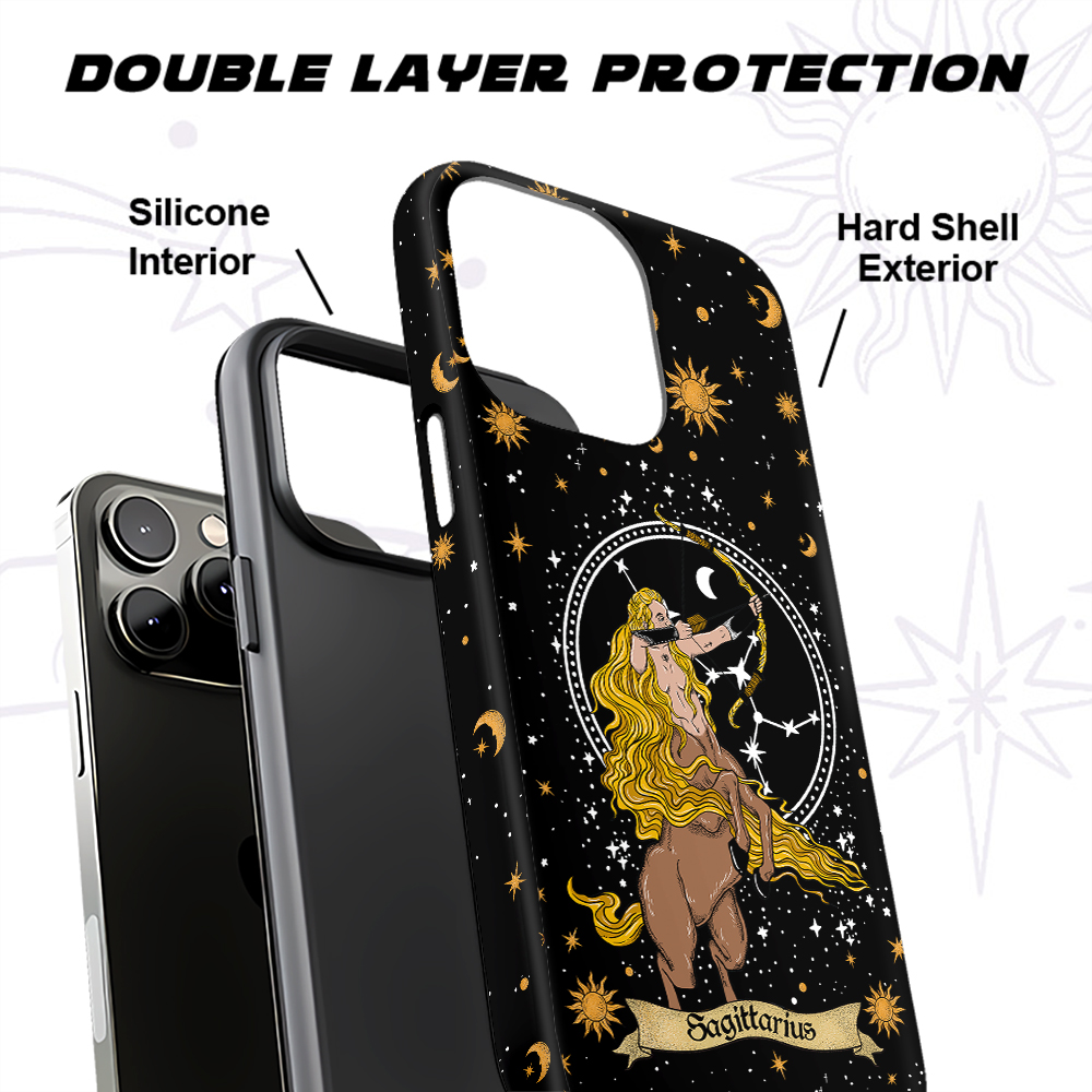 Purplehecate Sagittarius Zodiac Phone Case