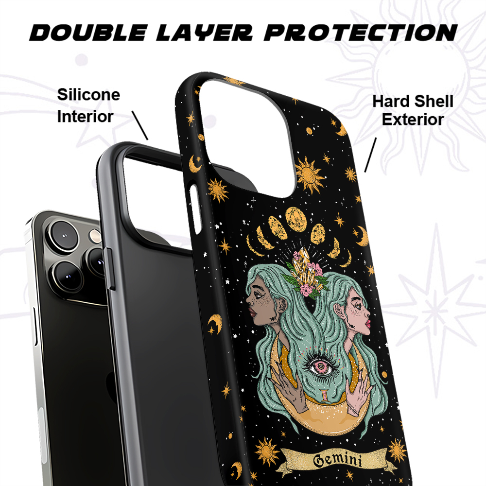 Purplehecate Gemini Zodiac Phone Case