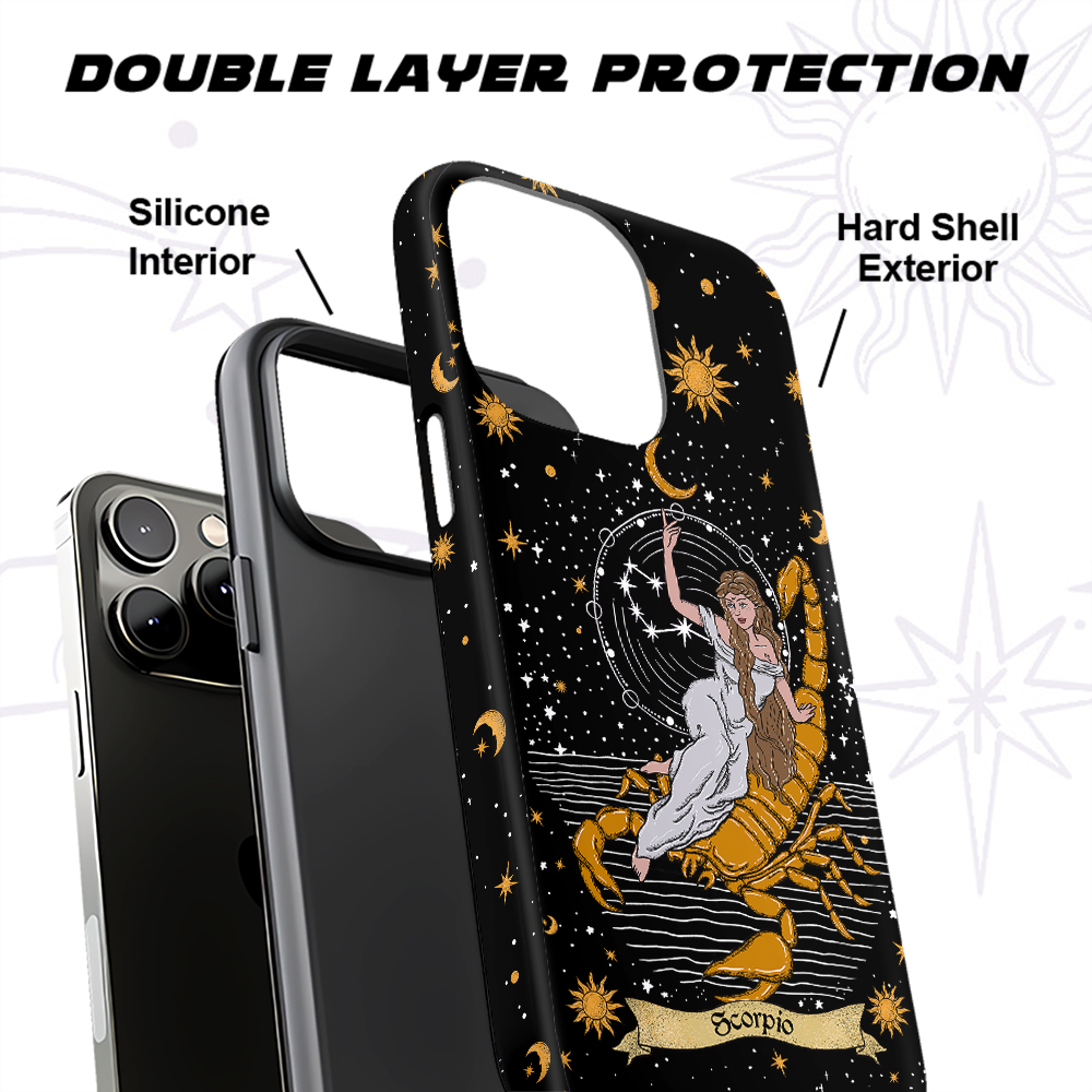 Purplehecate Scorpio Zodiac Phone Case