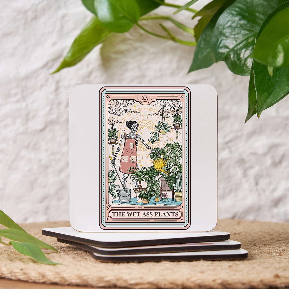 Purplehecate The Wet Ass Tarot Coaster