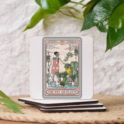 Purplehecate The Wet Ass Tarot Coaster