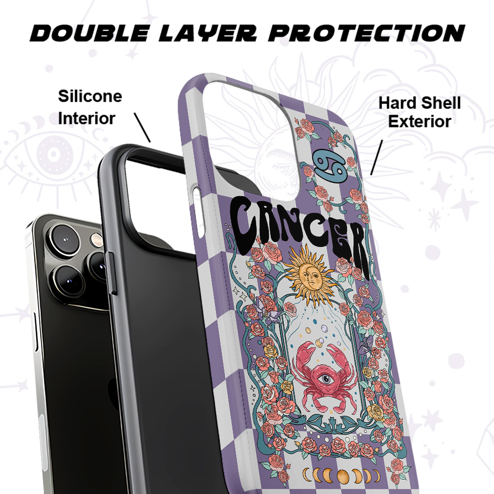 Purplehecate Cancer Spirit Zodiac Collage Phone Case