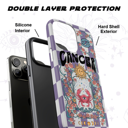Purplehecate Cancer Spirit Zodiac Collage Phone Case