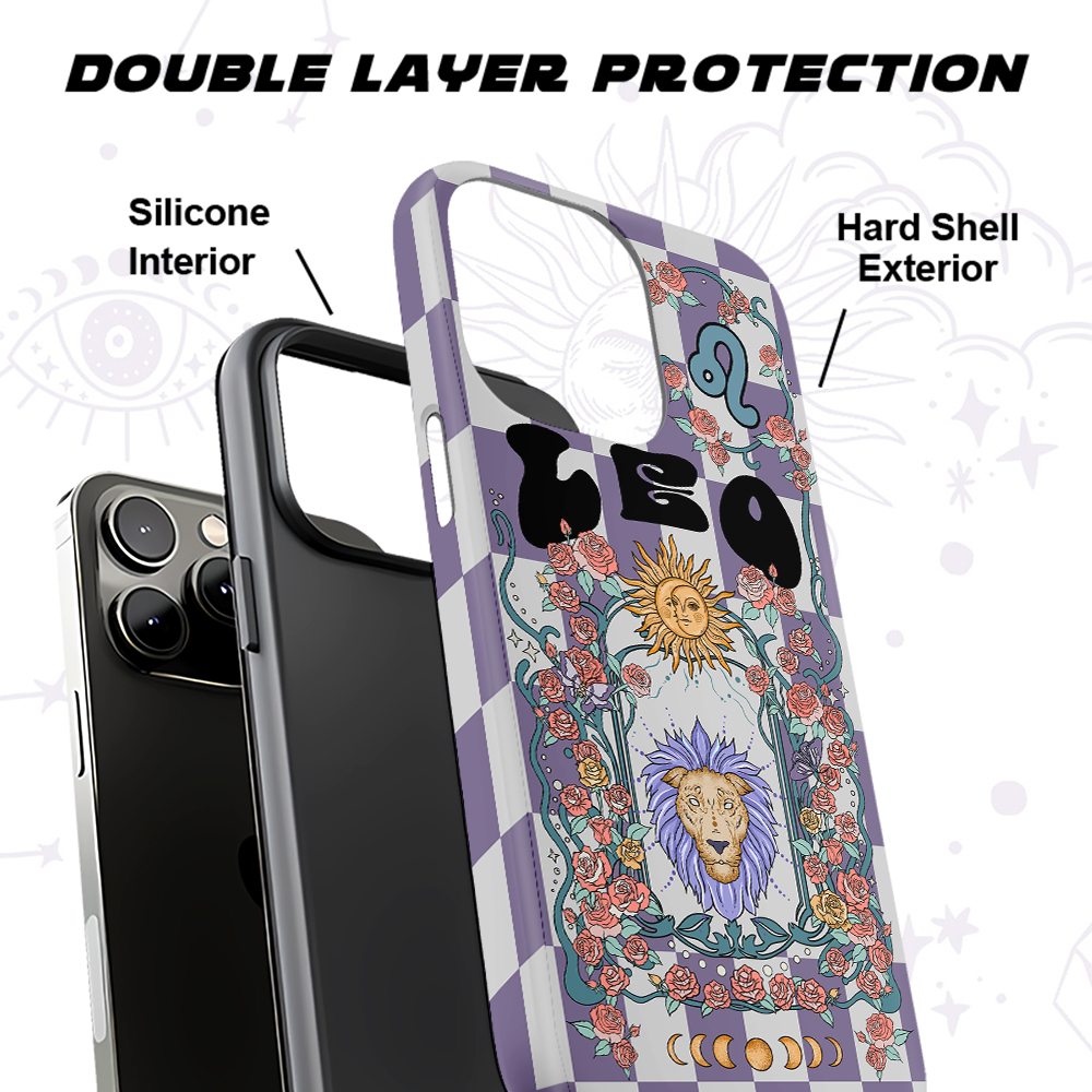 Purplehecate Leo Spirit Zodiac Collage Phone Case