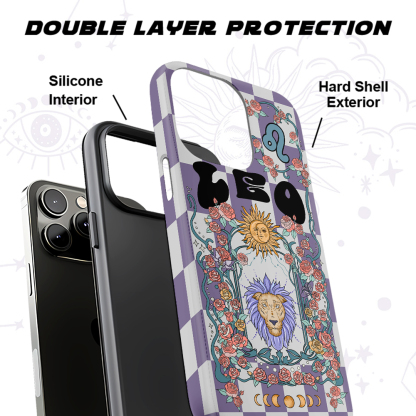 Purplehecate Leo Spirit Zodiac Collage Phone Case