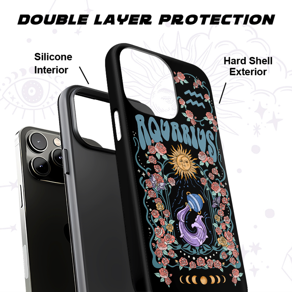 Purplehecate Aquarius Spirit Zodiac Phone Case