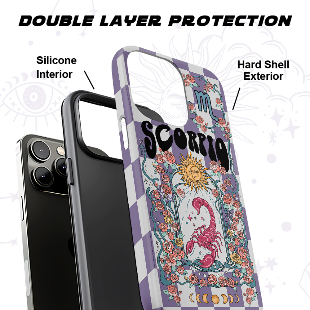 Purplehecate Scorpio Spirit Zodiac Collage Phone Case
