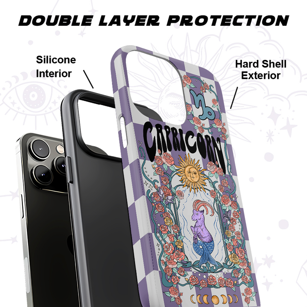 Purplehecate Capricorn Spirit Zodiac Collage Phone Case