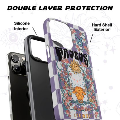 Purplehecate Taurus Spirit Zodiac Collage Phone Case