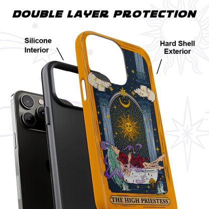 Purplehecate The High Priestess Tarot Card Phone Case