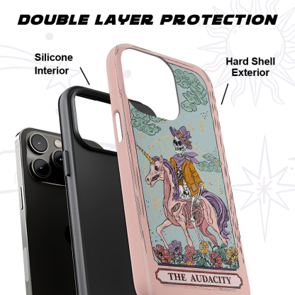 Purplehecate The Audacity Tarot Card Phone Case
