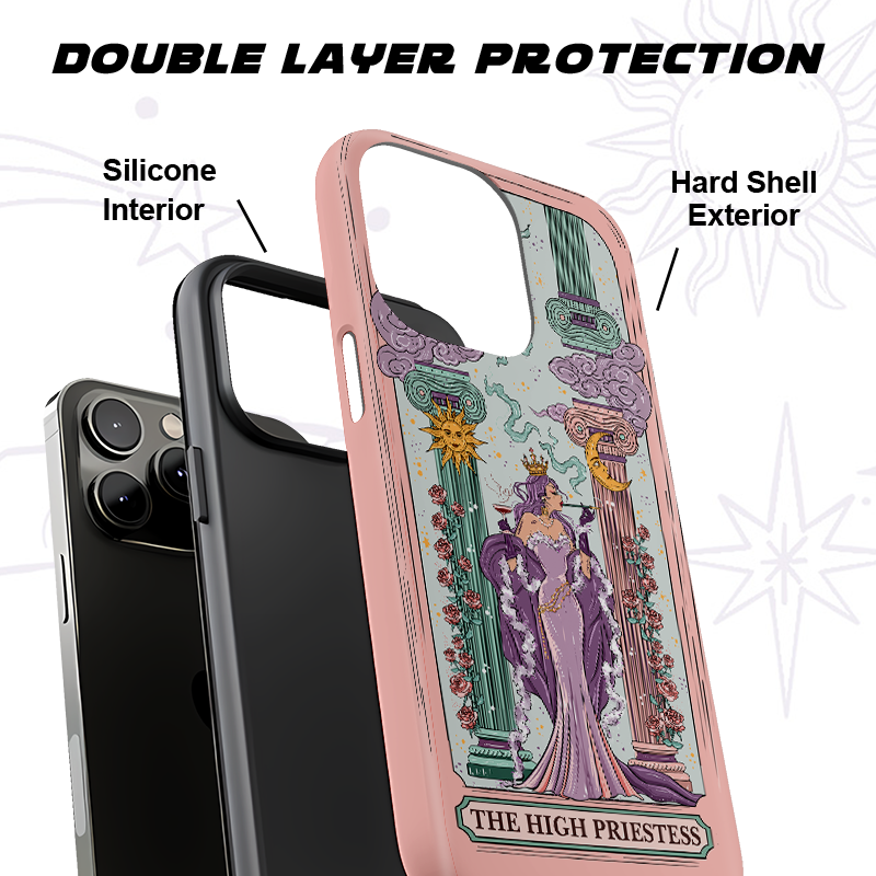 Purplehecate The High Priestess Tarot Phone Case