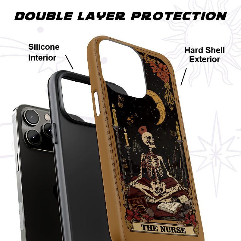 Purplehecate The Nurse Tarot Card Phone Case