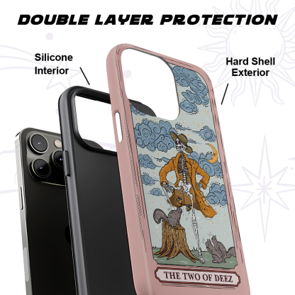 Purplehecate The Two Of Deez Tarot Phone Case