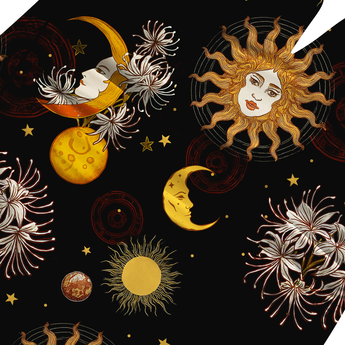 Purplehecate Stellar Symphony One-Piece Swimsuit