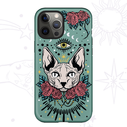 Purplehecate Mystical Cat Phone Case